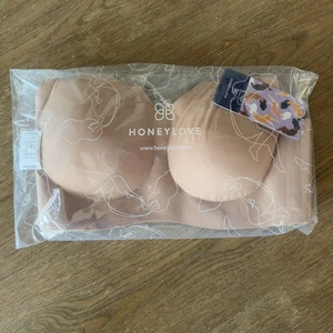 Sujetador inalámbrico sin costuras Honeylove SoftForm - Color arena - Talla M 36B/C - NUEVO - Imagen 1 de 10