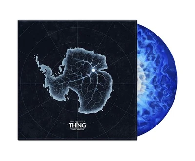 John Carpenter’s The Thing Film Soundtrack Music by Ennio Morricone Ice Vinyl - Image 1 of 4