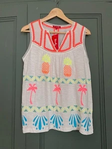 DERHY Embroidered Top - Brand New with Tags - Size L - Picture 1 of 12