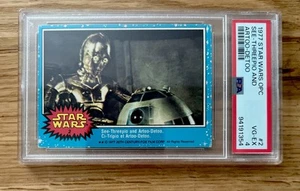Topps Star Wars OPC 1977 #17 PSA4 - SEE-THREEPIO & ARTOO-DETOO - RARE ROOKIE! - Picture 1 of 3