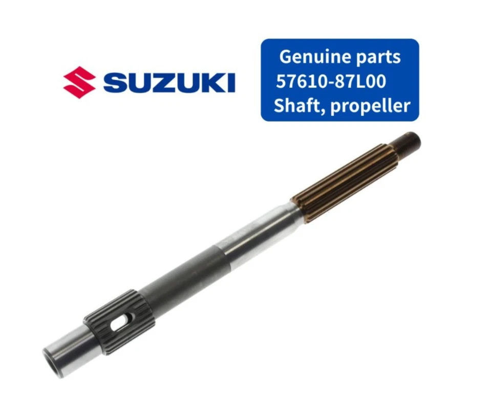 Suzuki Outboard Propeller Shaft 57610-87L00 DF70A DF80A DF90A 2010–2023 OEM - Image 1 of 1