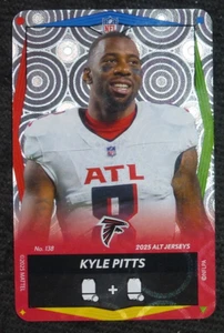 2025 MATTEL UNO ELITE NFL KYLE PITTS #138 HYPNOTIC FOIL SSP RARE ATLANTA FALCONS - Picture 1 of 2