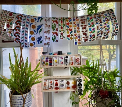 New Retro and Vintage Hambly Studios Sparkly Stickers Off the Roll: You Choose! - Image 1 of 3