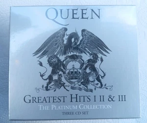 Queen - Greatest Hits I II & III The Platinum Edition (CD Box Set) NEW - Picture 1 of 3