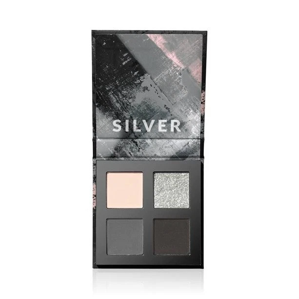 Palette Ombretti Avon Quad Ultra Colour Silver | 4 Tonalità Argento | Trucco Occ - Immagine 1 di 1