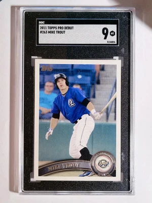 2011 Topps Pro дебют No263 Майк Траут (SGC 9) - Изображение 1 из 2