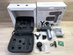 Sharper Image Power Percussion Pro+ Compact Massage Gun – Hot & Cold, 6 Speed - Picture 1 of 10