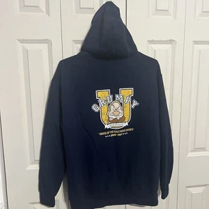 Vintage Y2K Disney Store Grumpy Bad Mood Dude Hoodie Zip Up 90s Mens Size XL - Picture 1 of 3