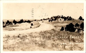 Hat Creek Breaks, Lusk, Wyoming WY 1931 RPPC Postcard - Picture 1 of 2