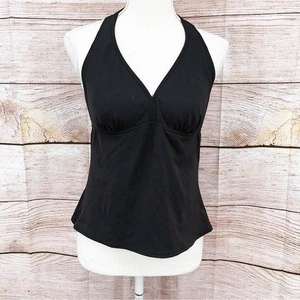 Lands' End Tankini Oberteil schwarz Größe 10 - Bild 1 von 11