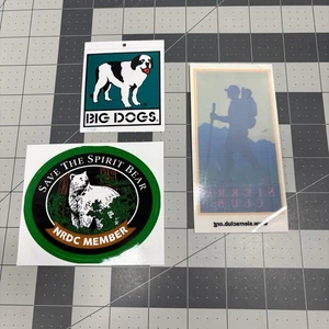 Große Hunde Sierra Club & NRDC Save The Spirit Bär Aufkleber Posten Schutz Natur NEU - Bild 1 von 13