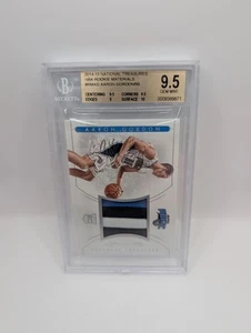 2014-15 Aaron Gordon Rookie National Treasures Patch /99 BGS 9.5 - Foto 1 di 3