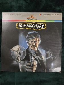 10 to Midnight LaserDisc Rare Horror Charles Bronson 1983 MGM/UA Cult Slasher VG - Picture 1 of 3