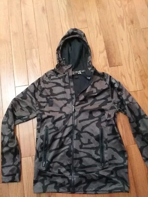 Chaqueta Under Armour Para Hombre Mediana Negra Gris UA Combina Entrenamiento Tormenta Ártica Foto 1 de 4