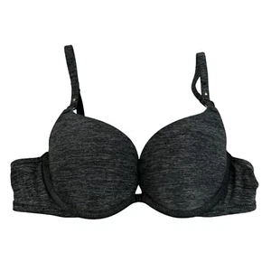 Sujetador Push Up Convertible Parisian Intimates Gris Jaspeado Negro Talla 34A A Acolchado - Imagen 1 de 6