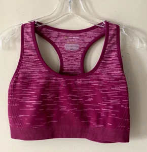 TEK GEAR SPORTS BRA  PINK  STRIPED  SIZE XL - Bild 1 von 2