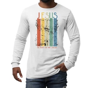 Herren Langarm Grafik T-Shirt The Truth the Way the Life - Bild 1 von 60