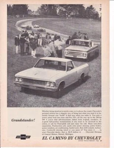 1966 Chevy El Camino Print-Ad/ SCCA race/ Chevy Pickup - Bild 1 von 1