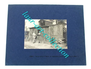 RARE PHOTO ARGENTIQUE ORIGINALE 1er GUERRE MONDIALE WWI - MARNE LE FRONT SOLDAT - Picture 1 of 1