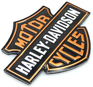 1x Harley Davidson Emblem Fuel Tank Gas Badge Motorcycle Decal 2.25" x 1.55" - Bild 1 von 20