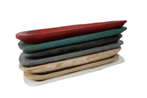 Medium Baguette-Dough Bowl-Batea-Wood-Handmade 5-6 x 29-30 x 2-2.5 inches-Colors - Picture 1 of 17