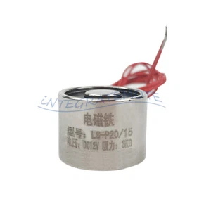 DC 5/12/24V 3KG/8KG Lifting Holding Magnet Electromagnet Solenoid Coil - Picture 1 of 16