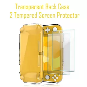 2 gehärtete Displayschutzfolie + transparente Rückseite für " Nintendo Switch Lite " - Bild 1 von 4