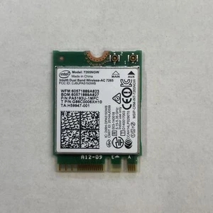 Genuine Intel Dual Band Wireless-AC 7265 WiFi Card + BT 4.2 7265NGW PA5193U-1MPC - Zdjęcie 1 z 2