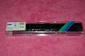 Hadley Roma MS822 18R Black Genuine Crocodile Watch Strap Band New In Package - Picture 1 of 6