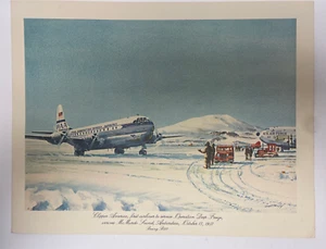 Clipper America Boeing B377 Commemorative Brochure & Menu 1987 - Picture 1 of 6