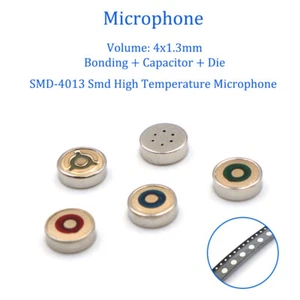 4x1.3mm Electret Condenser Microphone Capsule Mic Cartridge Omni Directional SMD - Picture 1 of 14