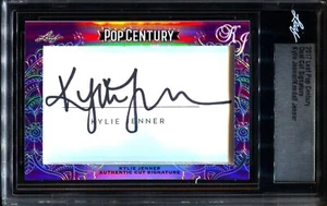 2017 Leaf Pop Century Dual CUT Auto KYLIE & KENDALL JENNER HANDSIGNIERTE SIGNATUR - Bild 1 von 2