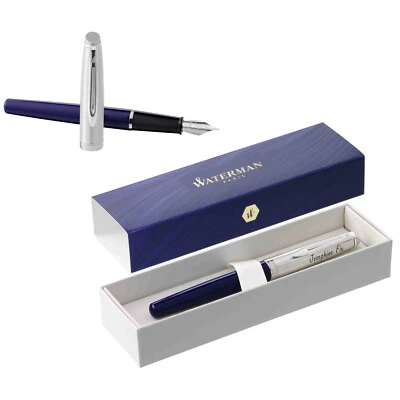 Waterman Stylo-Plume Modèle Emblèmes 2.0 Bleu Foncé c. C.De Gravure