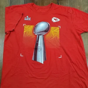 Camisa de fútbol americano Fanatics Kansas City Chiefs NFL adulto XL roja Super Bowl para hombre - Imagen 1 de 9