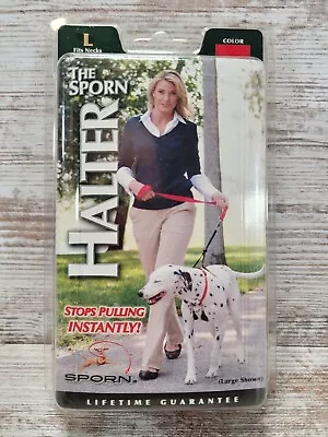 New Sporn Dog Leash Training Halter Harness. No-Choke Non-Pull (Large - Red) - Image 1 of 4