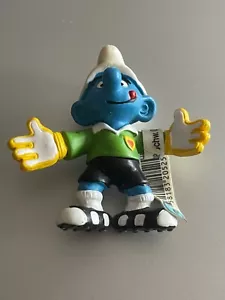 Figura de PVC Schleich Pitufos 2003 portero portero fútbol pitufo 20525 con etiqueta - Imagen 1 de 3