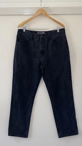 Lee Riders Men’s Regular Fit Black Denim Jeans Size 92 - Picture 1 of 12