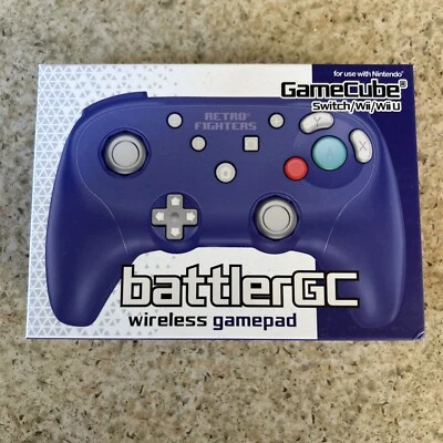 Retro Fighters BattlerGC Wireless 2.4G Controller for GameCube/Switch/PC Purple - Image 1 of 2
