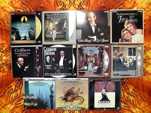 Laserdisc Opera Classical 12 Disc Lot DGG Beethoven Mozart Puccini Strauss - Picture 1 of 2