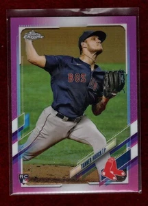 TANNER HOUCK 2021 TOPPS CHROME PINK PARALLEL ROOKIE CARD BOSTON RED SOX - Picture 1 of 2