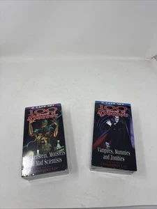 100 Years Of Horror VHS 4 Tapes Vampires Mummies Frankenstein Monsters 1997. New - Imagen 1 de 9