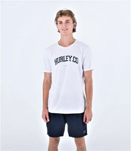 Camiseta Hurley Manga Corta Hombre Cuello Redondo H20 Dri Auténtica Blanca MEDIO PRECIO - Imagen 1 de 2