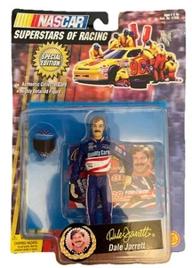 NASCAR Superstars of Racing Dale Jarrett Action Figure w/Card 1998 ToyBiz New - Picture 1 of 6