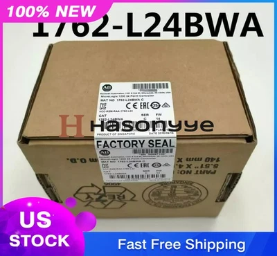 New AB 1762-L24BWA MicroLogix 1200 24Point Controller 1762L24BWA  us free tax - Image 1 of 4
