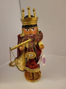 Steinbach KIng Solomon The Wise Nutcracker 17" Tall Limited ED 1301/7500 READ - Picture 1 of 13