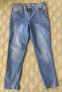 Girls size 12 Cat & Jack ultimate stretch adjustable waist skinny jeans - Picture 1 of 3