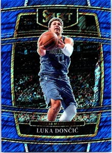 2021-22 Panini Select Luka Doncic #12 Blue Shimmer Prizms Dallas Mavericks - Picture 1 of 2