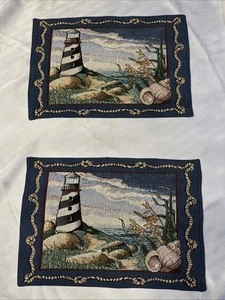 Lighthouse Design Placemats. A Set Of Two - Picture 1 of 16
