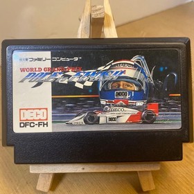 World Grand Prix Pole to Finish Nintendo Famicom Cartridge Only Used
