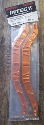 Integy Billet Machined Aluminum Chassis Brace E-Maxx 3903 3908 T4088 Orange - Image 1 of 2
